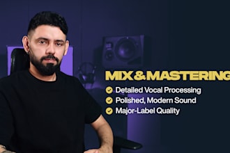 mix and master your pop, trap or rnb song