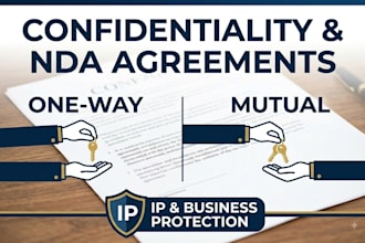 draft custom ndas and confidentiality agreements