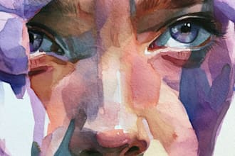 paint a watercolor portrait