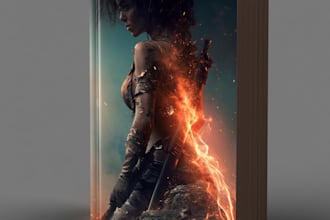 design bestselling KDP book cover for amazon kindle and