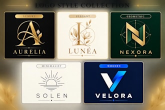 design a modern luxury minimalist logo
