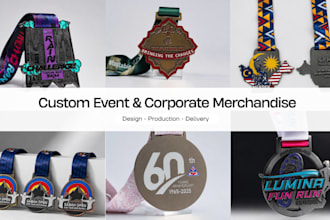 design and manufacture custom medals for your event or brand