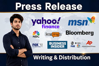 write and submit press release for pr distribution