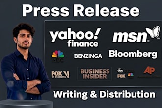 write and submit press release for pr distribution