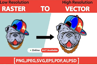 vectorize logo, vector tracing, redraw, convert image to vector
