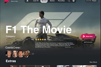 develop iptv app, video streaming app, ott app for smart TV and mobile device
