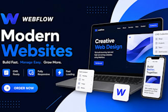 professionally build webflow websites with cms