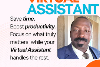 be your reliable virtual assistant for admin support
