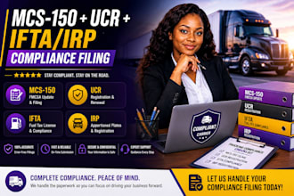 handle mcs 150, ucr, ifta and irp trucking compliance