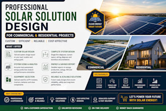design optimized residential and commercial solar solution