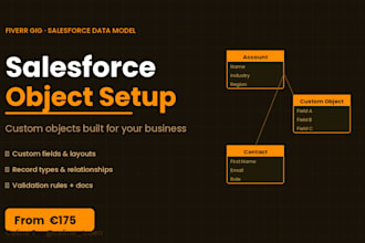 design and implement custom salesforce objects for your business