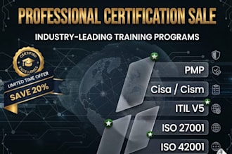 provide leading pmp cisa itil and iso certification training