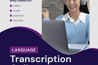 transcribe audio and video efficiently with fast delivery