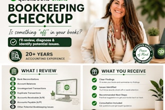 review and diagnose your quickbooks online bookkeeping