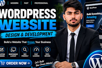 wordpress website development, blog, clone website design or redesign wordpress