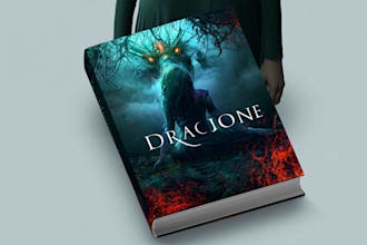 create custom fantasy book cover art and illustration
