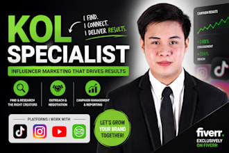 find best tiktok, instagram, youtube influencer for the brand