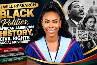 research black politics, african american history, civil rights social movement