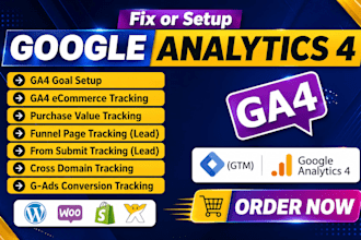 setup google analytics 4, GTM and ads conversion tracking
