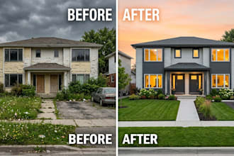 edit real estate photos, hdr, flambient, and property photo retouching