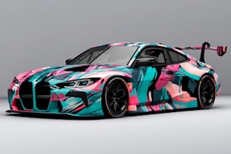 design professional car, van or vehicle wrap branding design