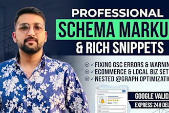 schema markup creation, optimization and implementation