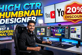 design eye caching youtube thumbnails that boost CTR