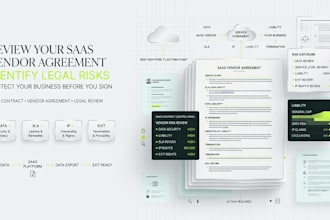 review your saas vendor or service agreement for legal risks