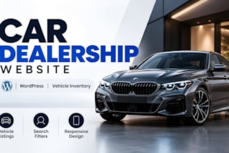 build a wordpress car dealership website with vehicle listings