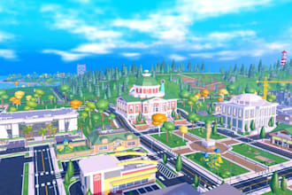 build roblox map horror map 3d game environment design city map in roblox studio