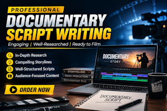 write engaging youtube documentary scripts with research and storytelling