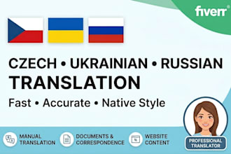 translate czech ukrainian and russian