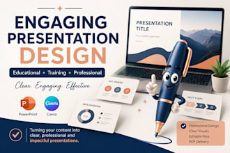 design engaging educational presentations and materials