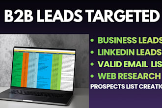 do b2b lead generation and linkedin prospect research