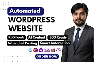 create wordpress autoblog or autopilot automated news website