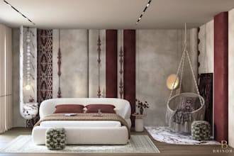 design home interior model with 3d rendering