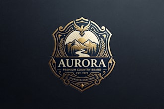 design a unique country logo for your brand