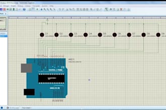 design and simulate electronic circuit in proteus
