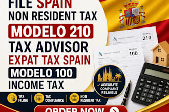 file spain non resident tax modelo 210 tax advisor expat tax spain modelo 100
