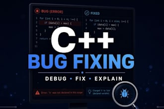 debug and fix your cpp code