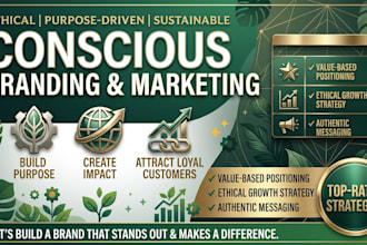 create a conscious branding and sustainable marketing strategy for your business
