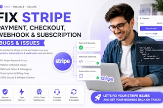 fix stripe payment, checkout, webhook and subscription bugs