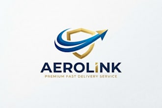 design a fast and professional delivery service logo
