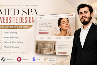 design a luxury med spa website for your aesthetic clinic