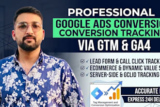 setup google ads conversion tracking via gtm and ga4