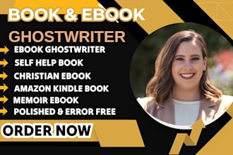 ghostwrite nonfiction book self help kdp ghostwriter, book writing