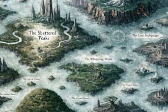 build a high quality fantasy map