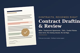 draft and review your contract