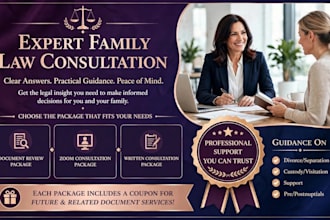 be your lawyer in civil, family and tort law disputes