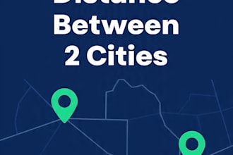 make python distance calculator for any 2 cities